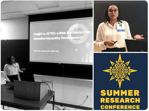 Andrea at the 2019 UCSD SRConference